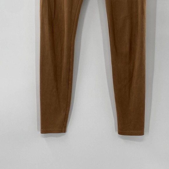 Wilfred Free Daria Tan Vegan Faux-suede Legging Pants Extra Small XS Super Soft - Picture 7 of 10